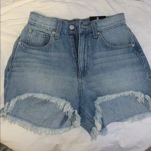 NWT- Fashion nova high rise denim shorts